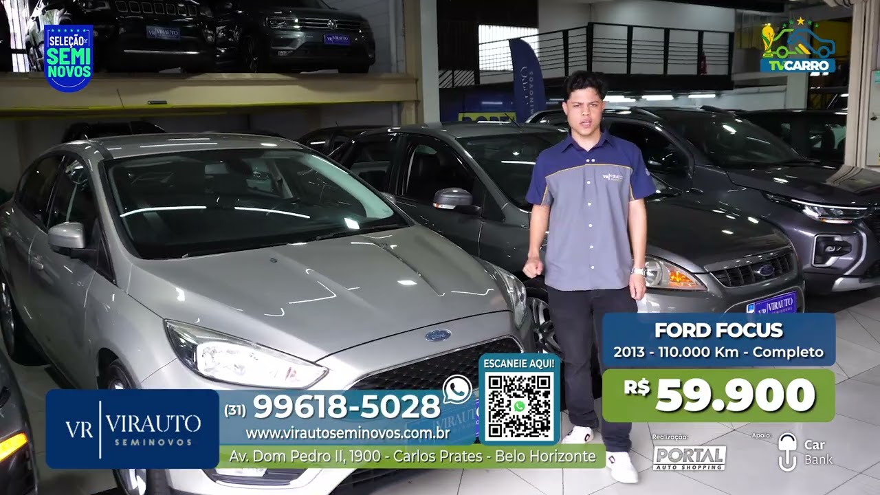⁣🚗 FORD FOCUS 2013 - SELEÇÃO DE SEMINOVOS NA VIRAUTO SEMINOVOS