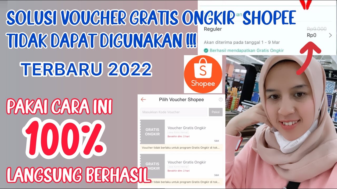 SOLUSI CARA MENGATASI VOUCHER GRATIS ONGKIR SHOPEE YANG TIDAK BISA