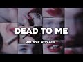 Palaye royale  dead to me lyrics
