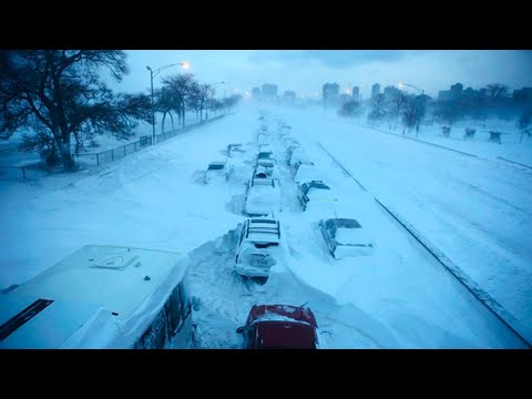 Apocalypse in Russia! The capital is paralyzed after a snow storm, Moscow!