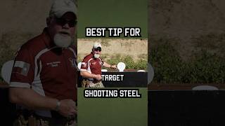 Here's the best tip for shooting steel targets #shorts #tips #training