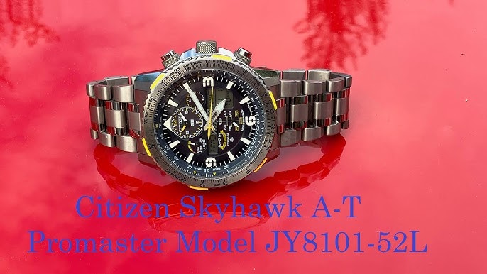 Citizen Promaster Skyhawk A-T JY8078-01L Blue Angel\'s - YouTube