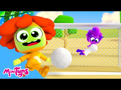Football Animals ⚽ Minituns 💚 Nursery Rhymes & Kids Songs 🌈 FOR KIDS