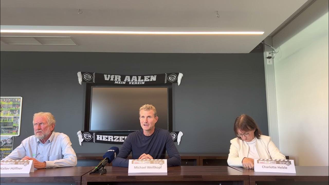 PK zur Insolvenz des VfR Aalen - 27.10.2022 - YouTube