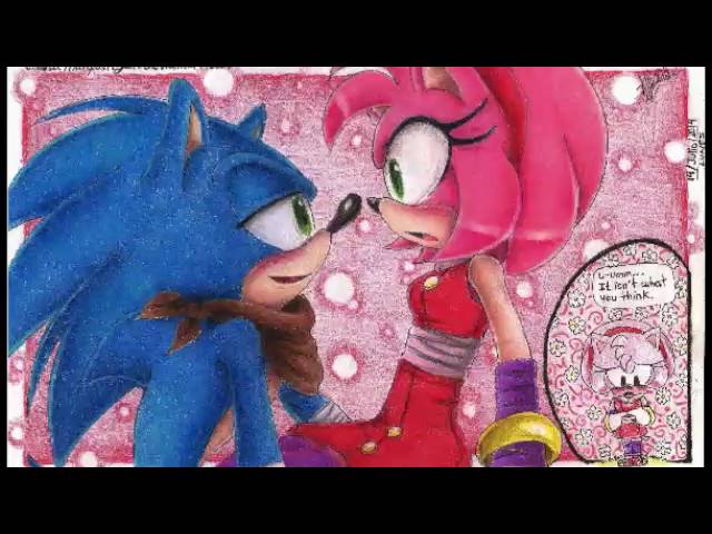 Nitro on X: Sonamy is love 💙💗💘 #SonAmy #SonicTheHedgehog https