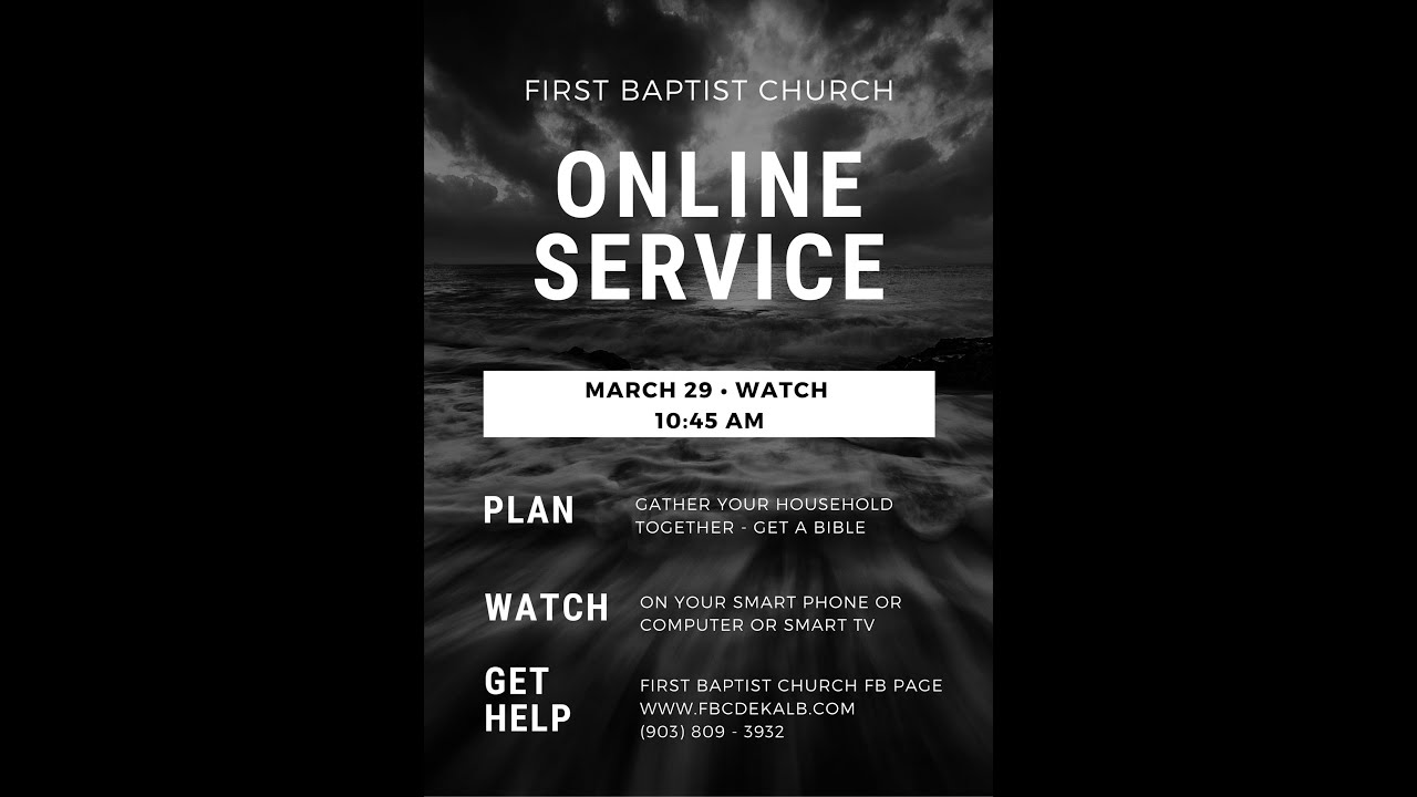 First Baptist Church DeKalb, Texas. "There's A Seat At His Table" YouTube