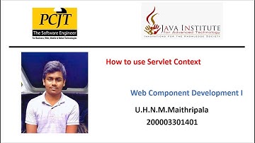 How to use Servlet Context