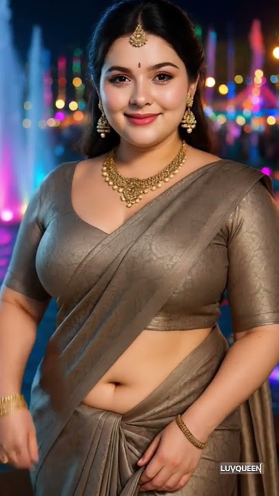 Indian AI Model – Stylish Beauty Girl in Saree #sareefashion