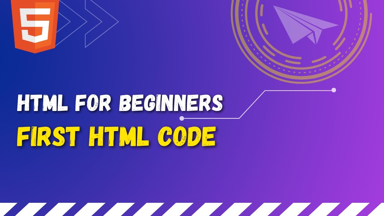 02 Write your first HTML code - YouTube