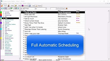 Music 1 - Automatic Scheduling
