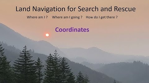 Coordinates