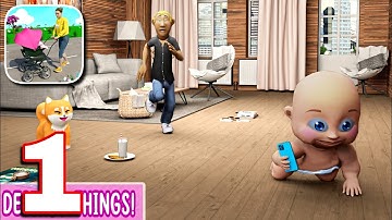 Virtual Baby Simulator : Naughty Baby Family Prank Gameplay Walkthrough Part 1