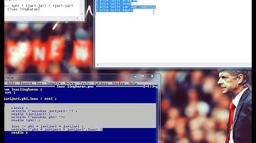 TUTORIAL(video) algoritma luas lingkaran dalam free pascal by risandia