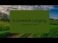 A Lovesick Longing 12/28/25