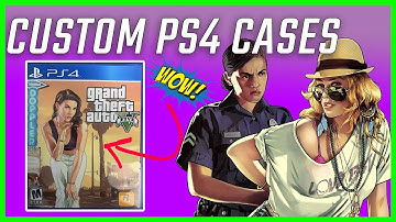 Custom GTA 5 Cover for PS4 | How to Make Custom Game Cases