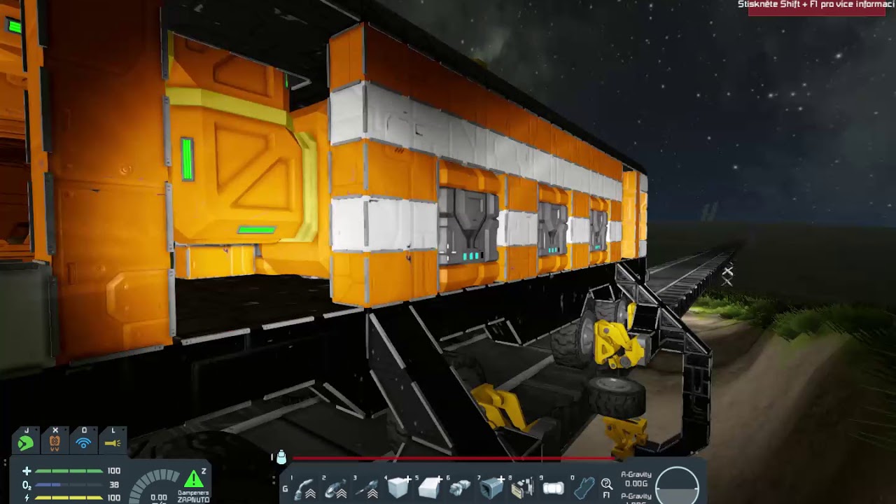 Space Engineers S1E10 Tunnel drilling and track construction 1 - YouTube