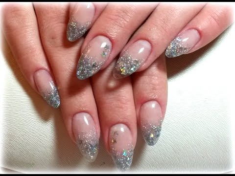 Holografische Gelnagel Glitterverlauf Youtube