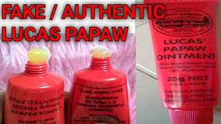 LUCAS PAPAW ORIGINAL VS. FAKE | Kristine Alberto