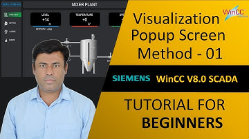 24- WinCC V8.0:How to Configuring Popup Screens with Picture Windows|Method 01|Step-by-Step Tutorial