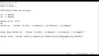 35.Docker Alias