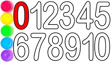 1234567890, How to Draw Number, Fun & Easy Numbers Drawing 1-10 | Learning with Art, Ks Art.