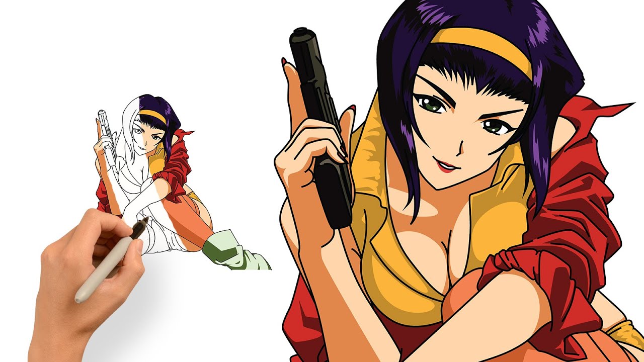 how-to-draw-color-cowboy-bebop-tutorial-faye-valentine-fayevalentine