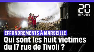 Immeubles effondrés à Marseille : qui sont les huit victimes ?
