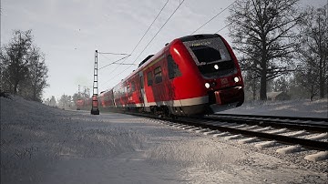 Train Sim World 6 Thundering Through scenario in DB BR 612 (sorry fo audio and lag)