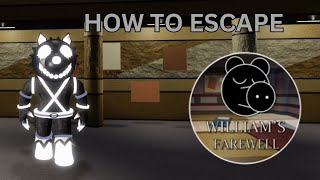 HOW TO ESCAPE WILLIAM'S FAREWELL IN PIGGY STORYBOOK - ROBLOX