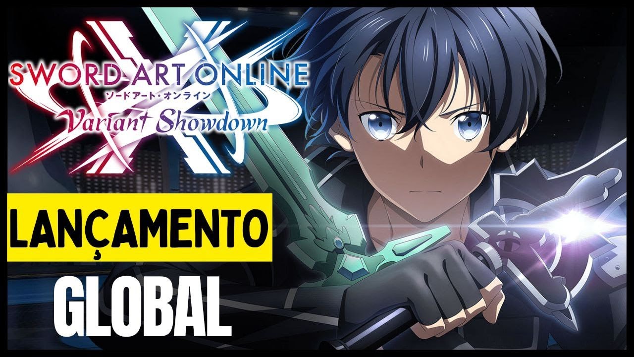 SAIU NOVO JOGO SWORD ART ONLINE VARIANT SHOWDOWN COM GRÁFICOS INCRÍVEIS  PARA CELULAR 