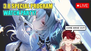  VERSION 3.8 WATCH PARTY  NEW AREA? WHO'S GETTING RE-RUNS?  COME HANG OUT! | Genshin VTuber LIVE