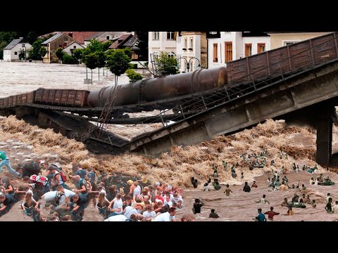 Italy is sinking! Europe was swept by catastrophic floods! Storm in Agropoli