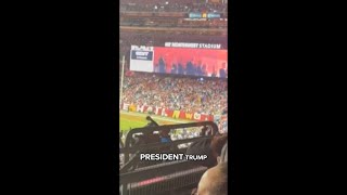Donald Trump BOOED as 1st sitting US president at a regular-season NFL game since 1978