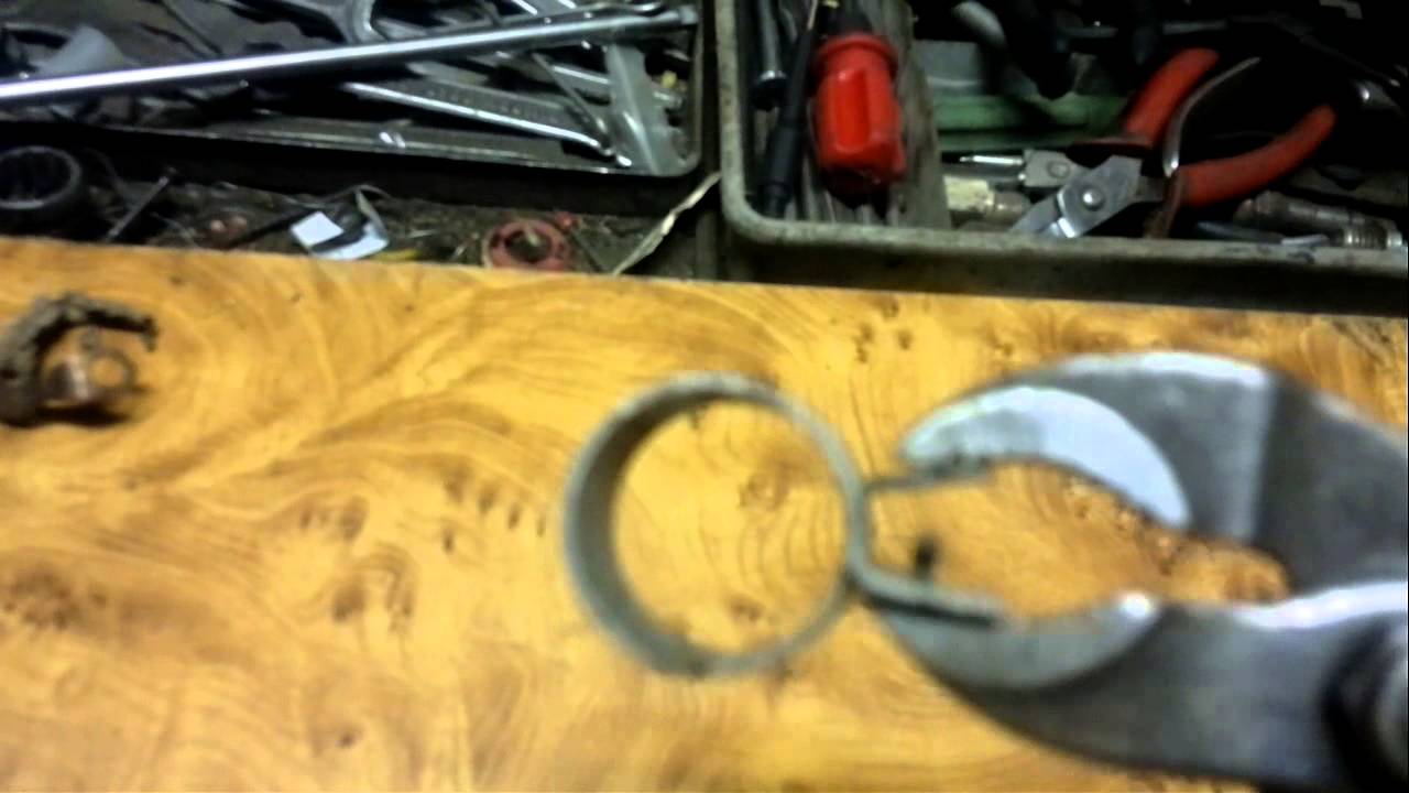 как сжать хомут. - YouTube