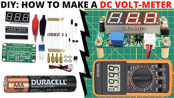 Building A DC Voltmeter From Scratch (How To Make A DC Voltmeter) HiLetGo VOT-8 Build DIY Voltmeter