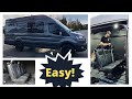 AWD Ford Transit Cargo Adventure Van | SEAT INSTALLATION HOW TO in 7 Steps