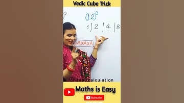 Quickest way to find cube of any number | Cube Trick | Vedic Maths #shorts #youtubeshorts #vedicmath
