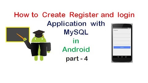 Android Login and Registration with PHP and MySQL :part4 | ShoutCafe.com