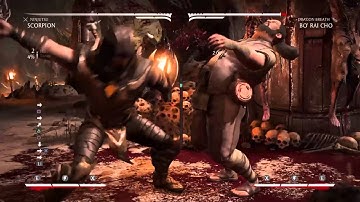 Mortal kombat X Scorpion (all variations) combo video