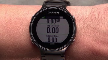 Garmin Forerunner 630 Getting Started Tutorial