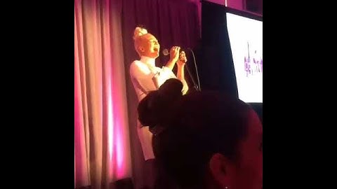 Sia - Chandelier Live at the GEMS Love Revolution Gala in NYC Oct 15