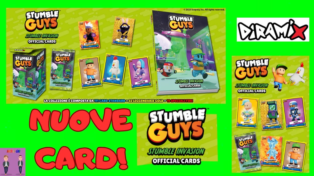 STUMBLE GUYS! - Stumble Invasion - LA NUOVA COLLEZIONE DI CARD! - YouTube