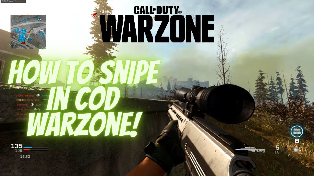 How to Snipe in COD Warzone! (Sub Goal 448/500) - YouTube