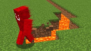 Minecraft, But Blocks Break Underneath Me