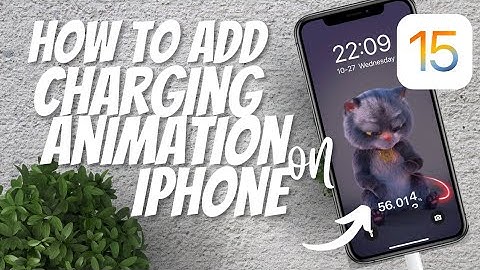 How to add Charging Animation on iPhone iOS15