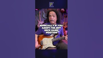 The JEFF BECK Hand position