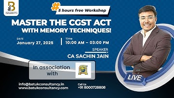 Master the CGST Act with Memory Techniques!