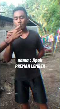 Video pendek seorang preman manado👍👍👍