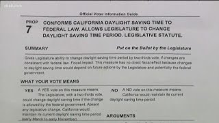 Almost a year ago californians went to the polls and nearly 60% of
voters said, yes – we should stop changing clocks twice year.