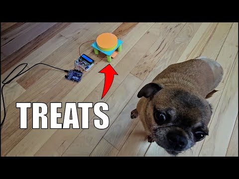 Automatic Dog (or cat) Treat Dispenser with Arduino | Science Project